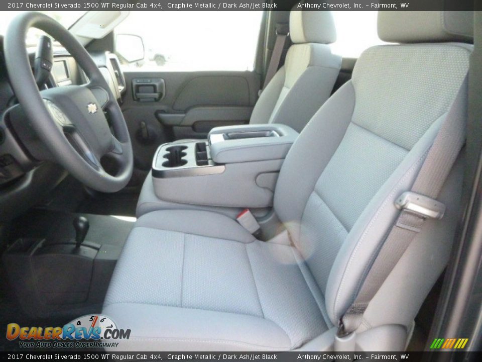 Dark Ash/Jet Black Interior - 2017 Chevrolet Silverado 1500 WT Regular Cab 4x4 Photo #12