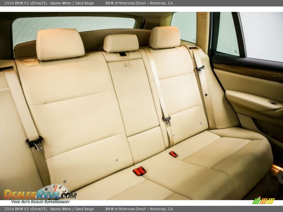2014 BMW X3 xDrive35i Alpine White / Sand Beige Photo #15