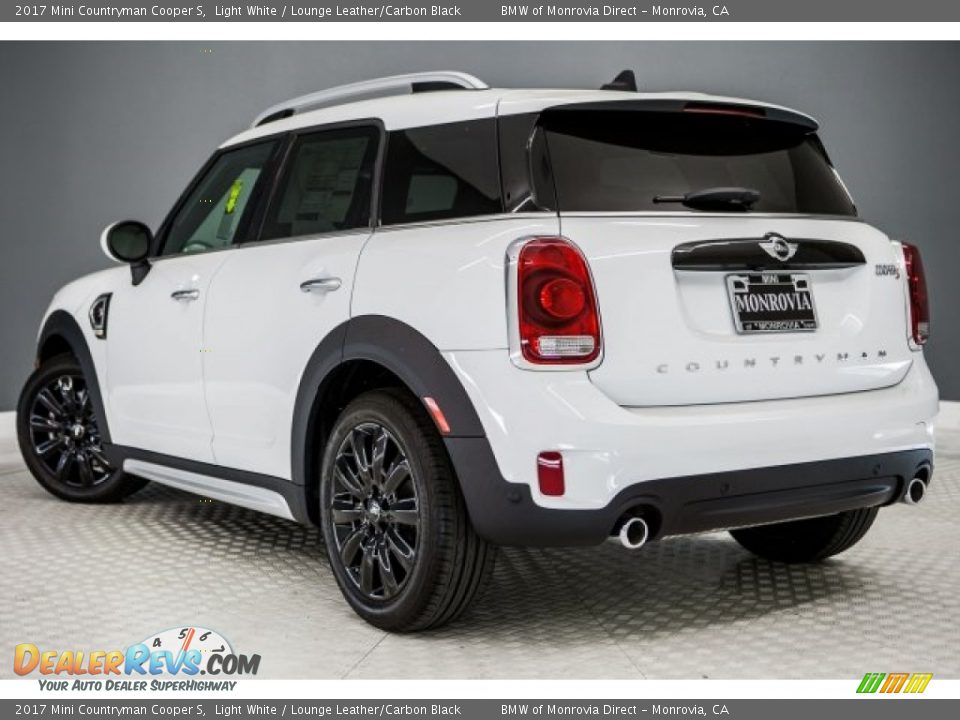 2017 Mini Countryman Cooper S Light White / Lounge Leather/Carbon Black Photo #3
