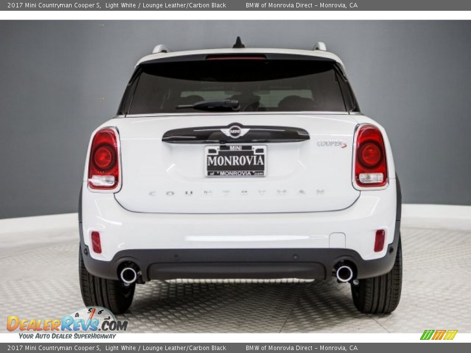 2017 Mini Countryman Cooper S Light White / Lounge Leather/Carbon Black Photo #4