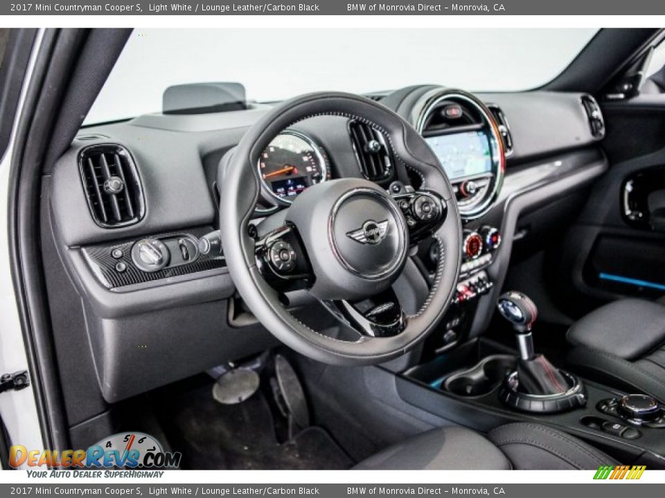 2017 Mini Countryman Cooper S Light White / Lounge Leather/Carbon Black Photo #5