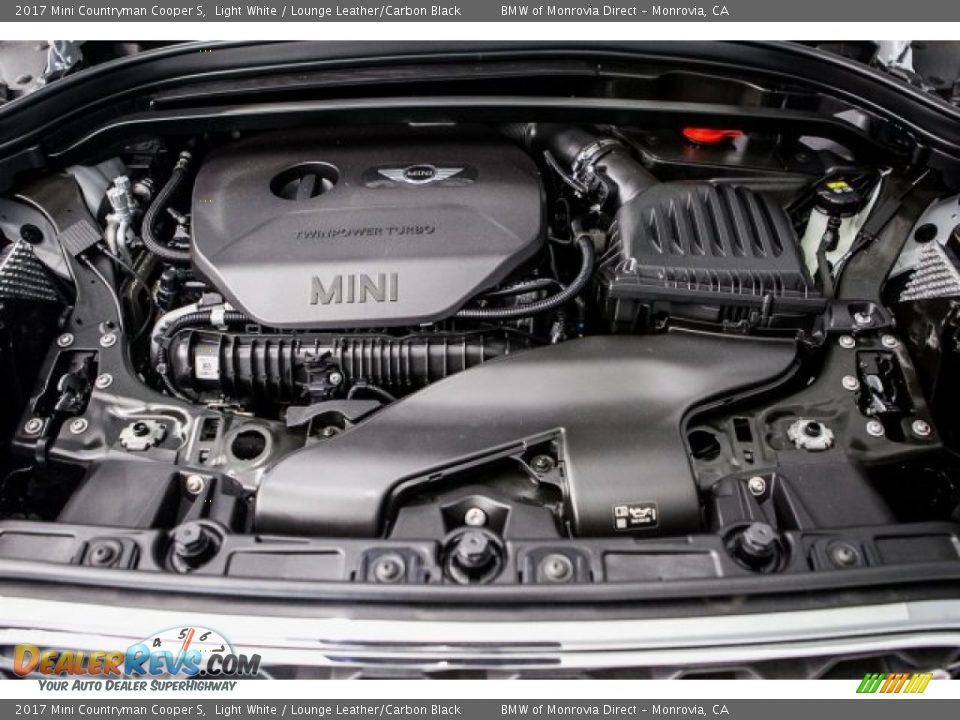 2017 Mini Countryman Cooper S Light White / Lounge Leather/Carbon Black Photo #8