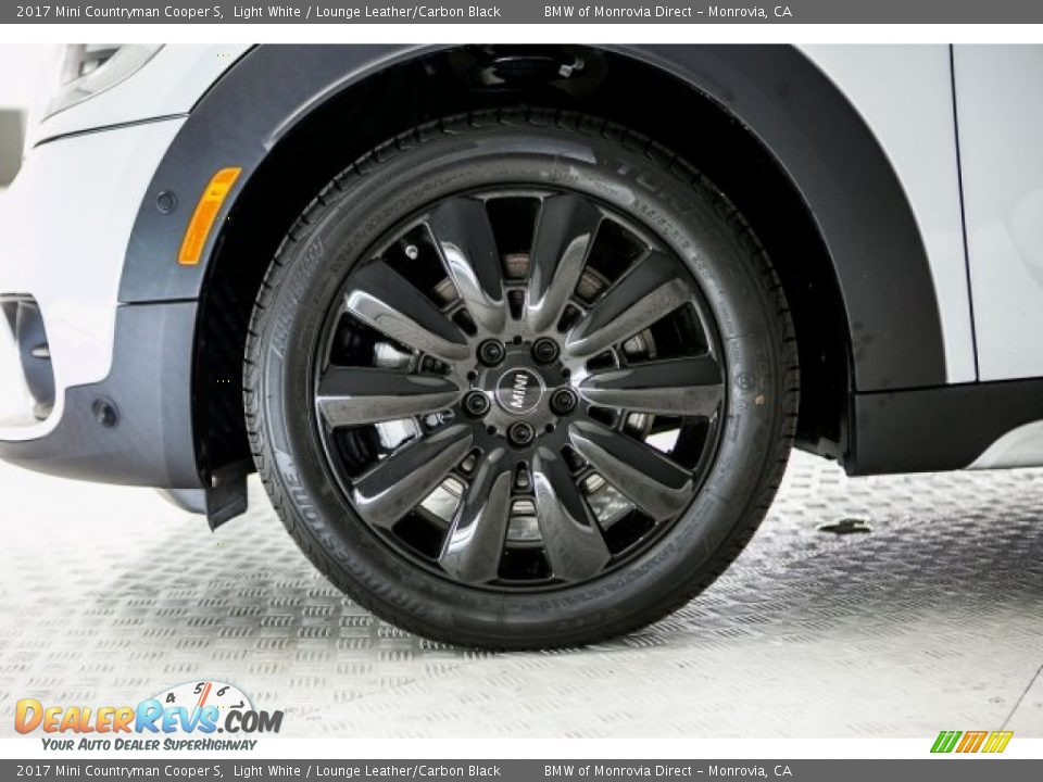 2017 Mini Countryman Cooper S Light White / Lounge Leather/Carbon Black Photo #9