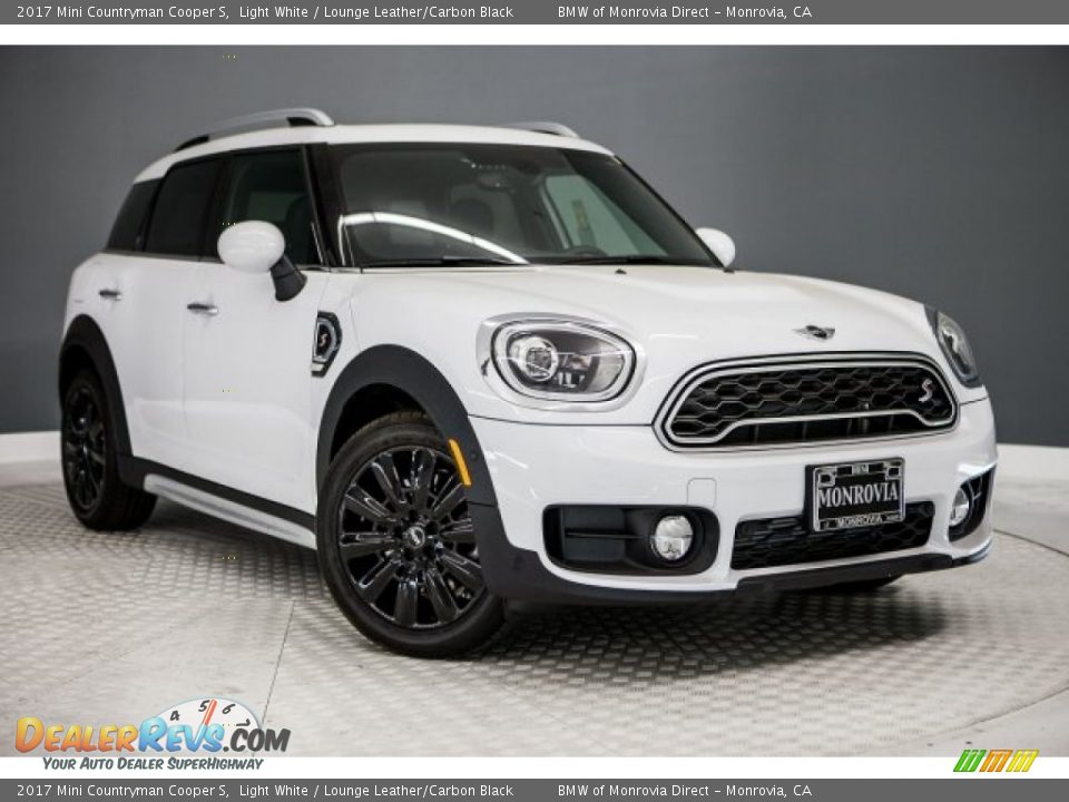 2017 Mini Countryman Cooper S Light White / Lounge Leather/Carbon Black Photo #12