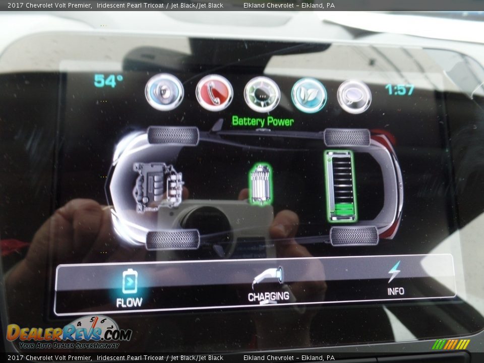 2017 Chevrolet Volt Premier Iridescent Pearl Tricoat / Jet Black/Jet Black Photo #22