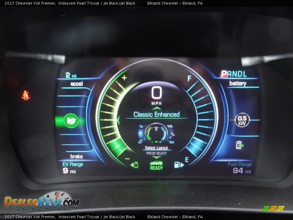 2017 Chevrolet Volt Premier Iridescent Pearl Tricoat / Jet Black/Jet Black Photo #28