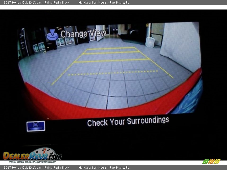 2017 Honda Civic LX Sedan Rallye Red / Black Photo #19