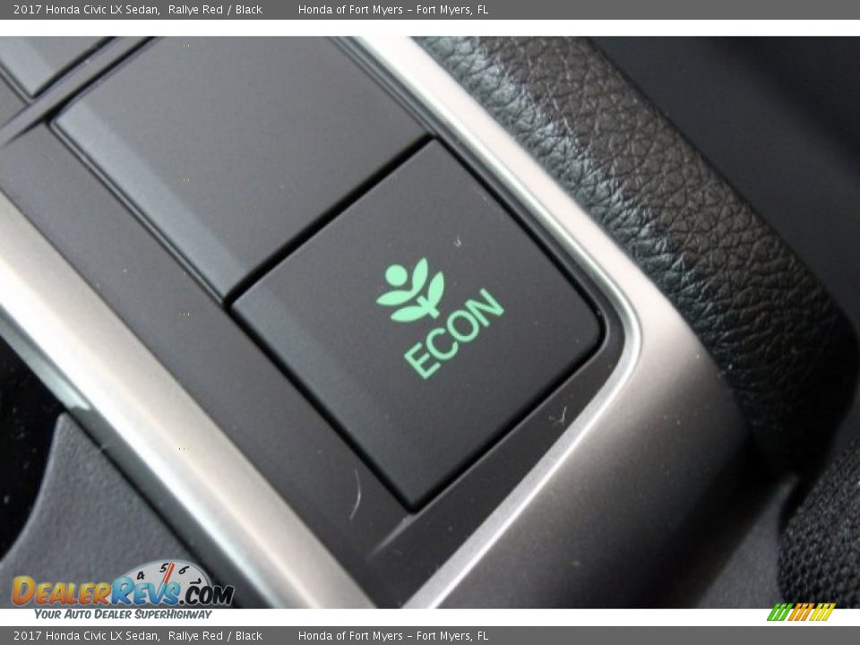 2017 Honda Civic LX Sedan Rallye Red / Black Photo #22