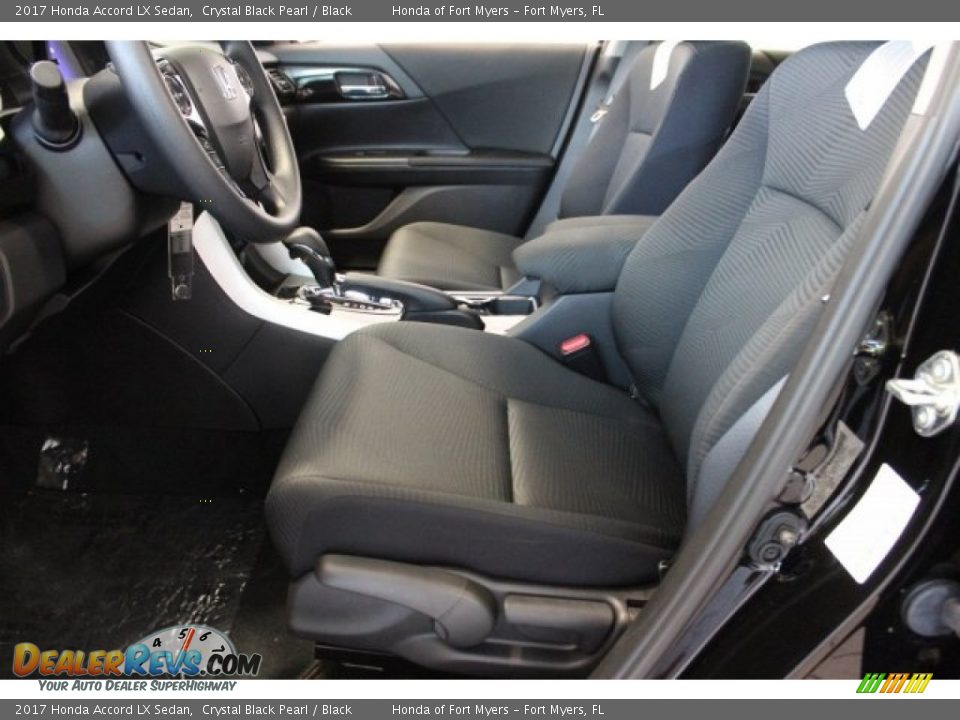 2017 Honda Accord LX Sedan Crystal Black Pearl / Black Photo #9