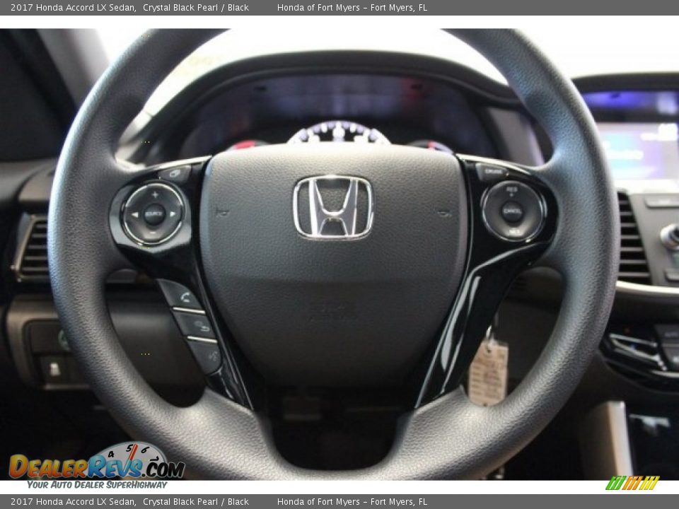 2017 Honda Accord LX Sedan Crystal Black Pearl / Black Photo #11