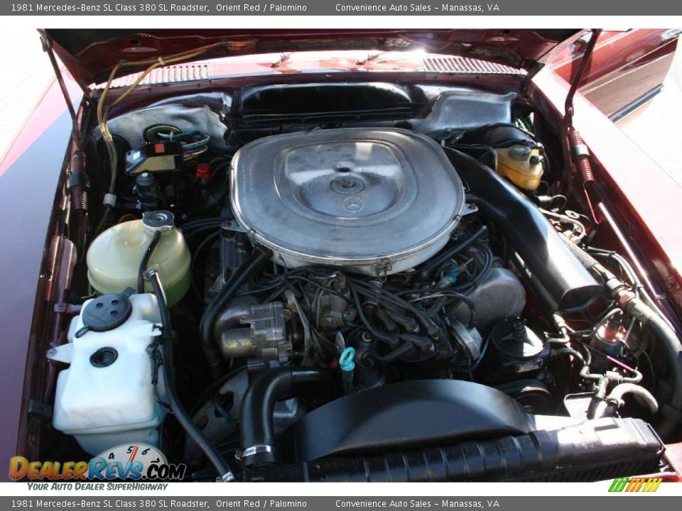 1981 Mercedes-Benz SL Class 380 SL Roadster Orient Red / Palomino Photo #19