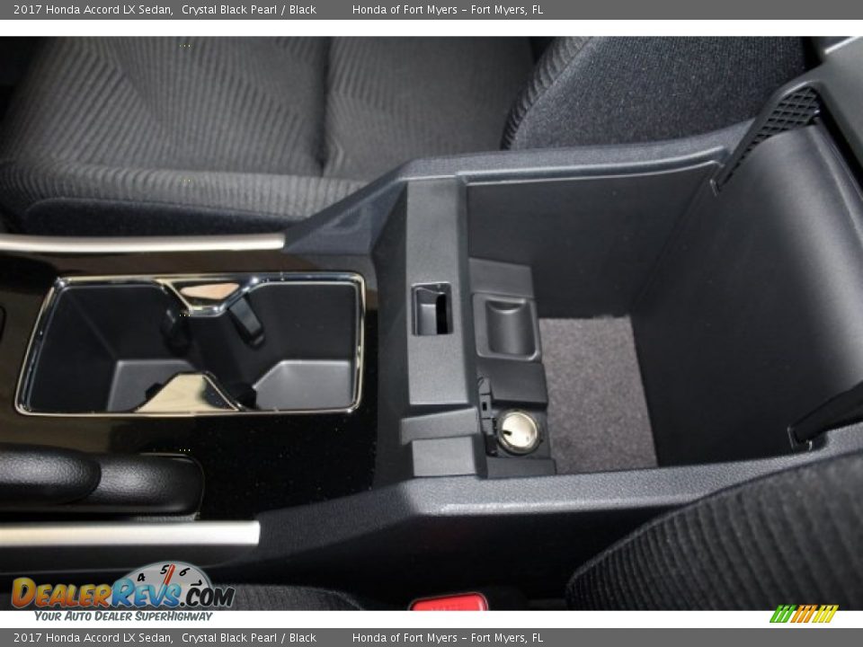 2017 Honda Accord LX Sedan Crystal Black Pearl / Black Photo #21