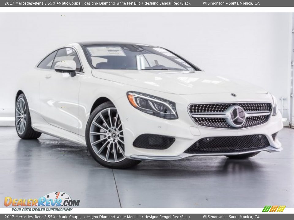 Front 3/4 View of 2017 Mercedes-Benz S 550 4Matic Coupe Photo #12