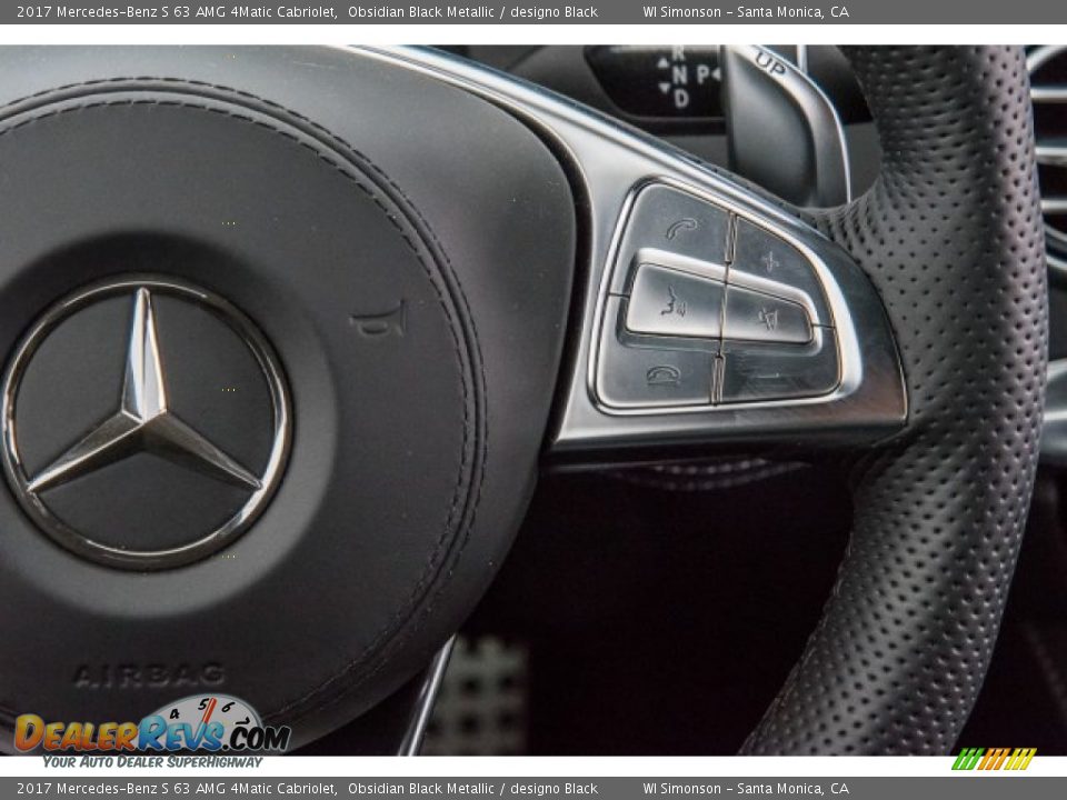 Controls of 2017 Mercedes-Benz S 63 AMG 4Matic Cabriolet Photo #17