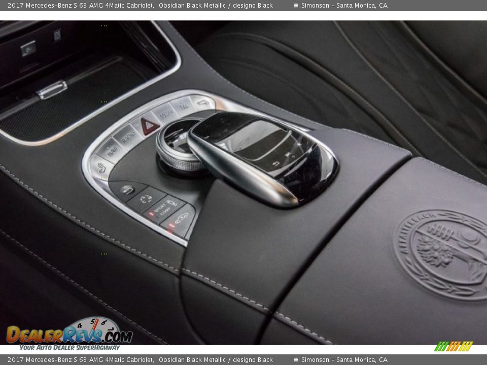 Controls of 2017 Mercedes-Benz S 63 AMG 4Matic Cabriolet Photo #19