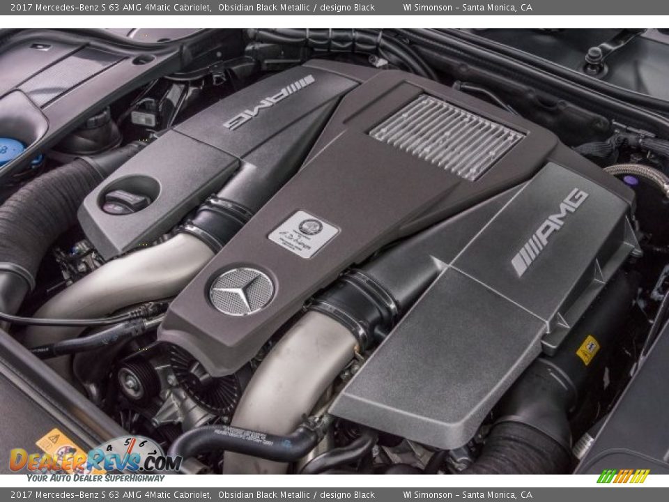 2017 Mercedes-Benz S 63 AMG 4Matic Cabriolet 5.5 Liter AMG biturbo DOHC 32-Valve VVT V8 Engine Photo #29
