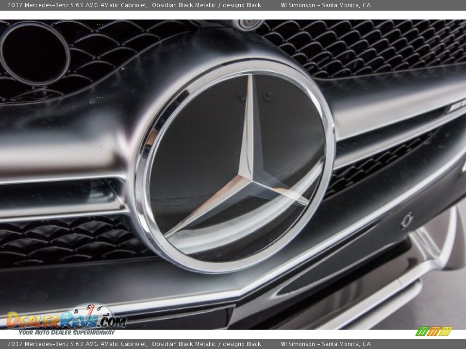 2017 Mercedes-Benz S 63 AMG 4Matic Cabriolet Obsidian Black Metallic / designo Black Photo #31
