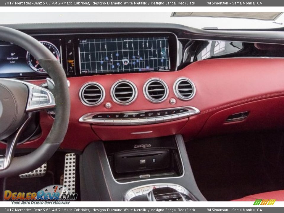 Navigation of 2017 Mercedes-Benz S 63 AMG 4Matic Cabriolet Photo #5