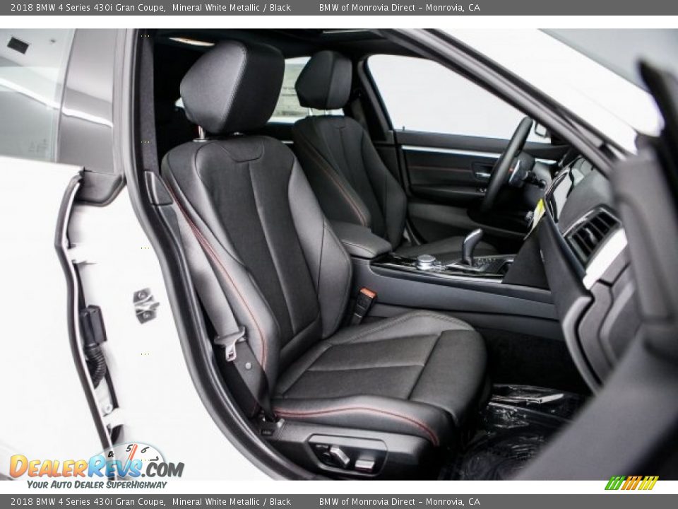 2018 BMW 4 Series 430i Gran Coupe Mineral White Metallic / Black Photo #2