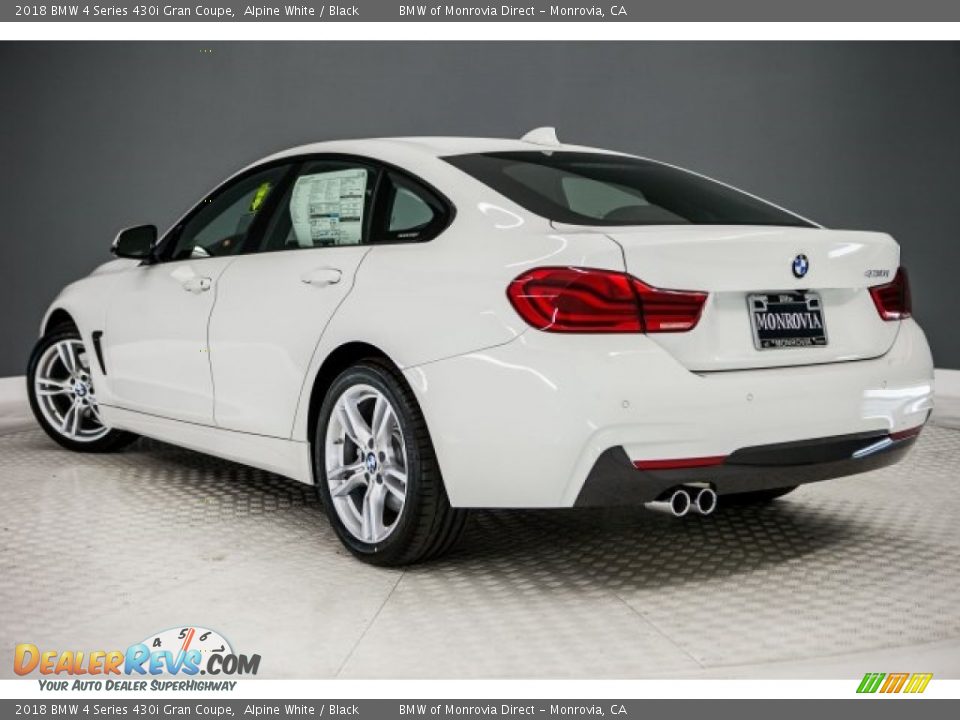 2018 BMW 4 Series 430i Gran Coupe Alpine White / Black Photo #3