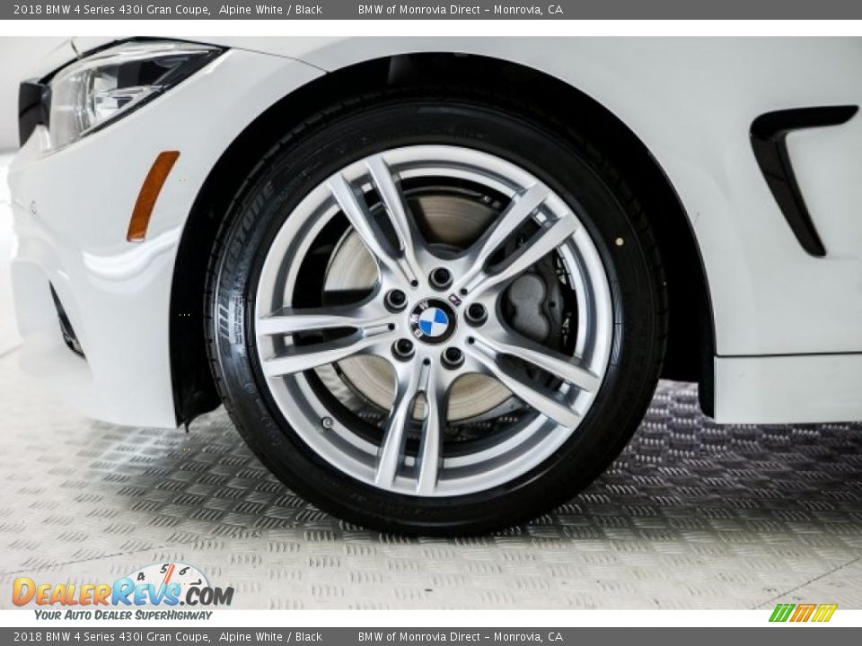 2018 BMW 4 Series 430i Gran Coupe Alpine White / Black Photo #9