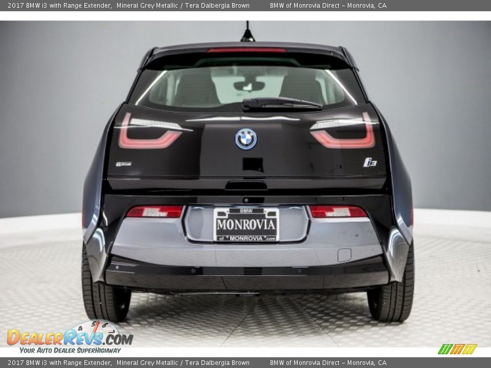 2017 BMW i3 with Range Extender Mineral Grey Metallic / Tera Dalbergia Brown Photo #4