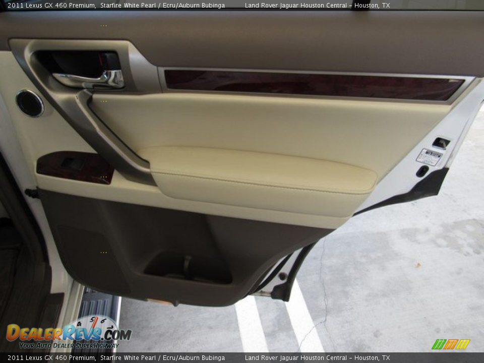 2011 Lexus GX 460 Premium Starfire White Pearl / Ecru/Auburn Bubinga Photo #24