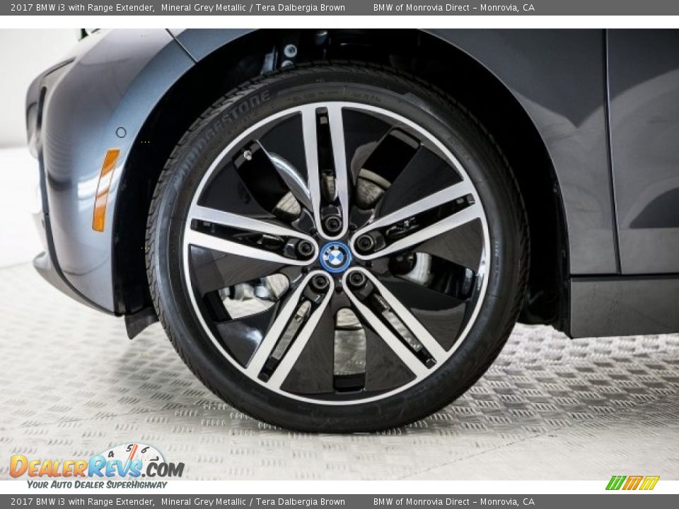 2017 BMW i3 with Range Extender Mineral Grey Metallic / Tera Dalbergia Brown Photo #9