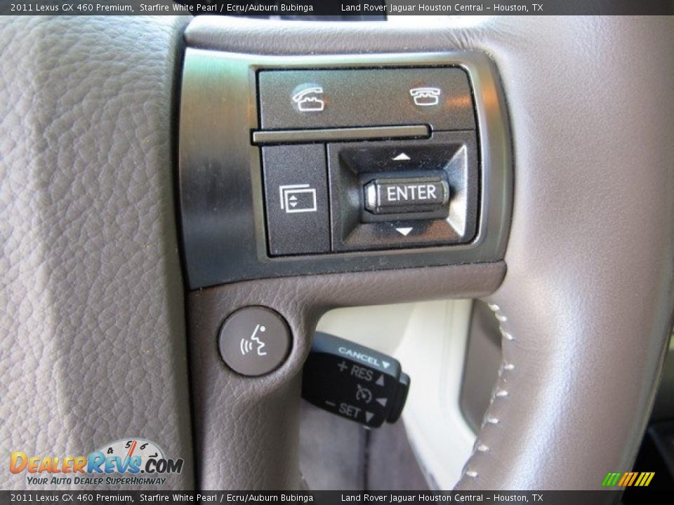 2011 Lexus GX 460 Premium Starfire White Pearl / Ecru/Auburn Bubinga Photo #32