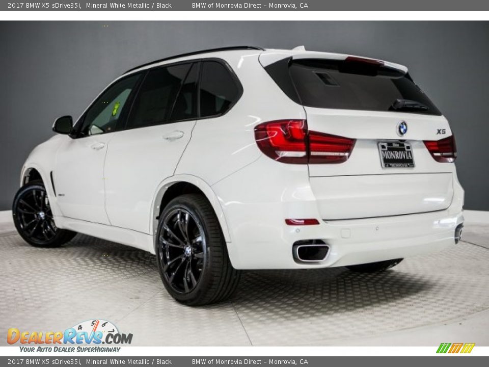 2017 BMW X5 sDrive35i Mineral White Metallic / Black Photo #3