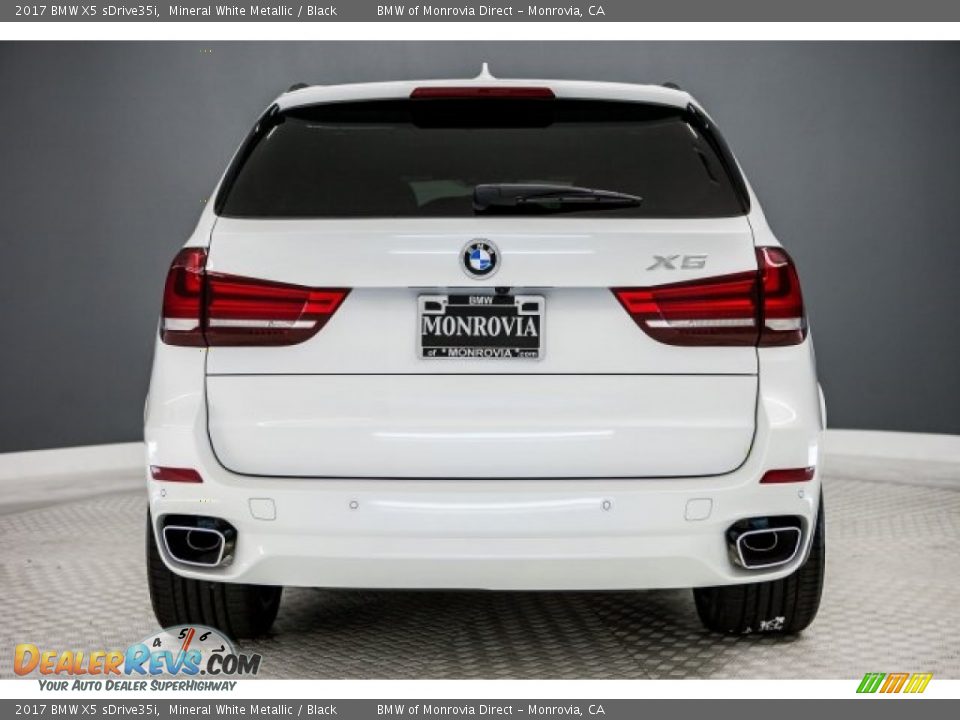 2017 BMW X5 sDrive35i Mineral White Metallic / Black Photo #4