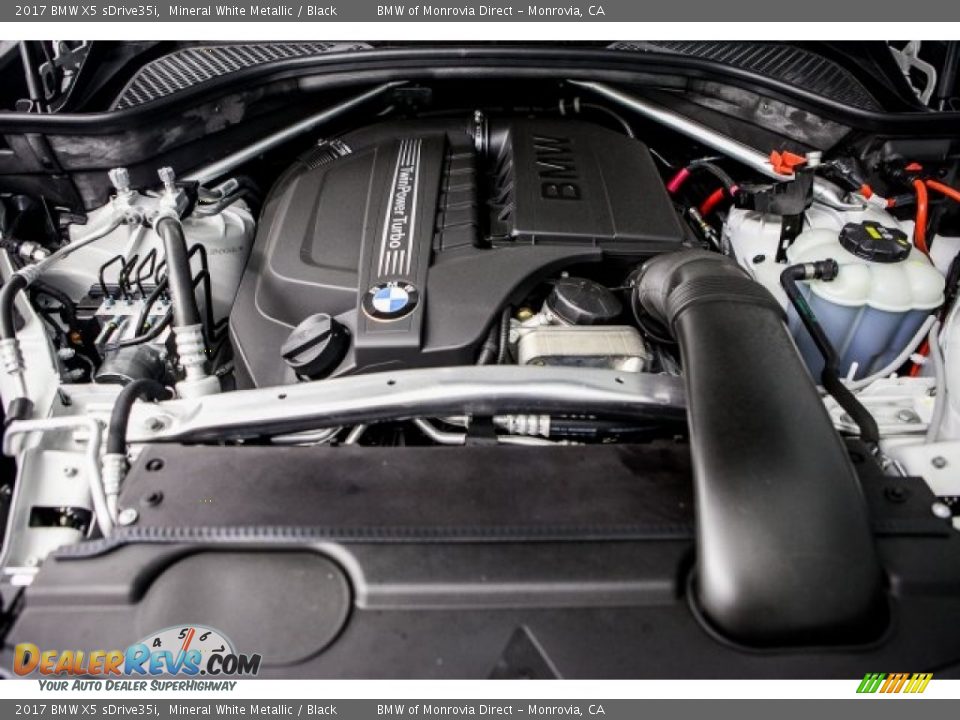 2017 BMW X5 sDrive35i Mineral White Metallic / Black Photo #8