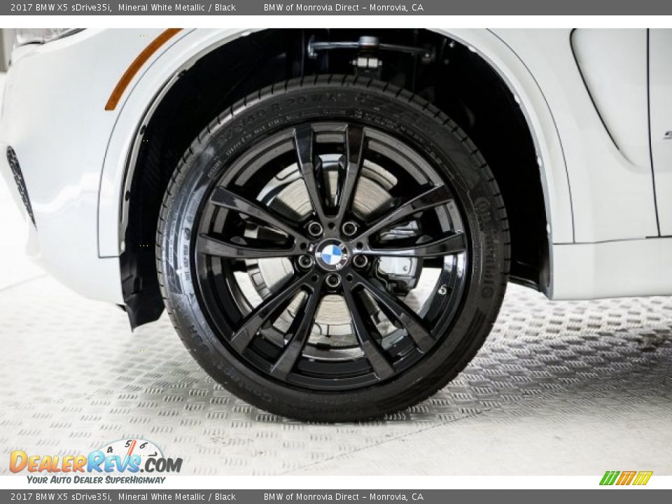 2017 BMW X5 sDrive35i Mineral White Metallic / Black Photo #9