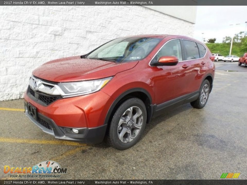 Front 3/4 View of 2017 Honda CR-V EX AWD Photo #5