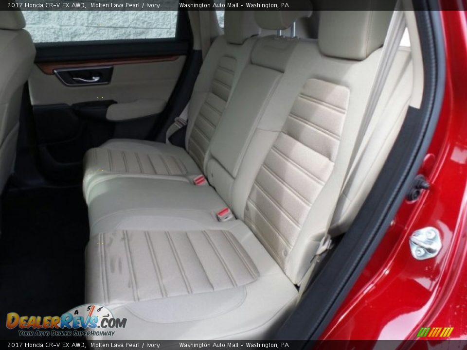 2017 Honda CR-V EX AWD Molten Lava Pearl / Ivory Photo #11