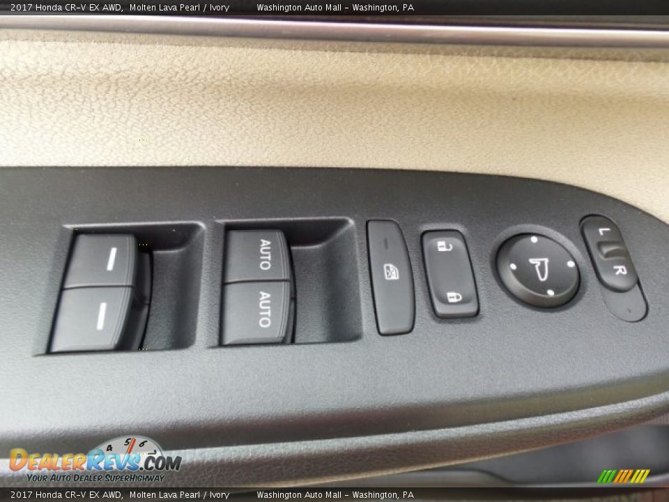 2017 Honda CR-V EX AWD Molten Lava Pearl / Ivory Photo #14