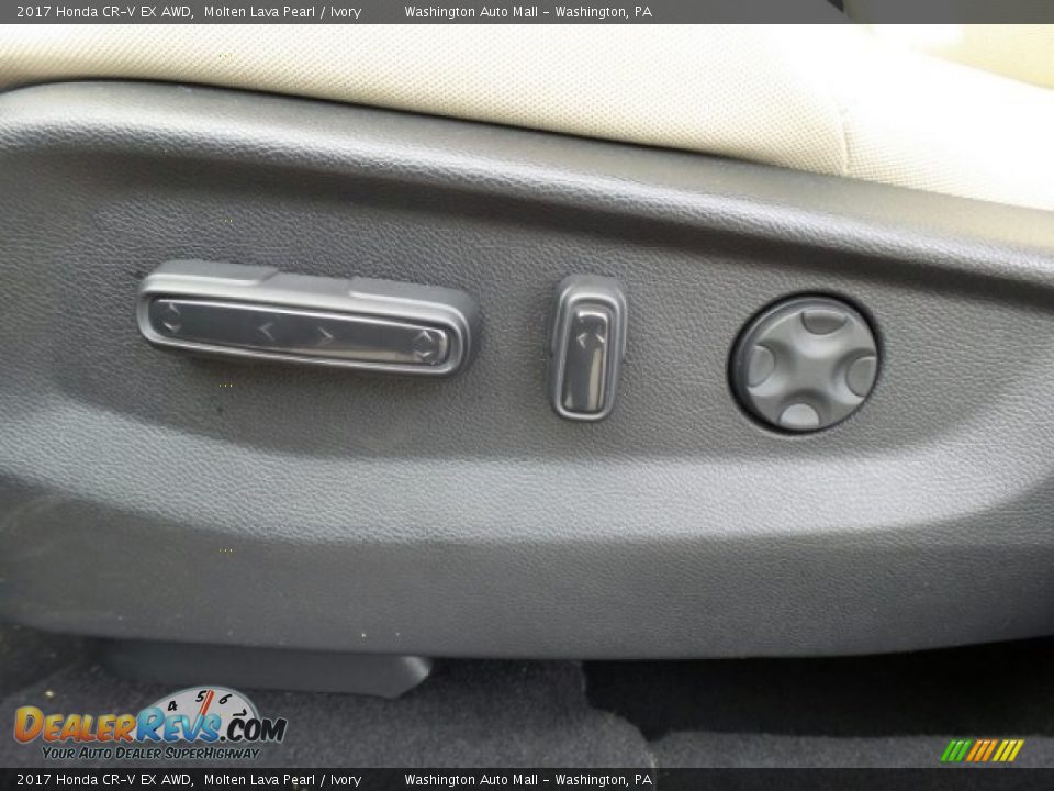 2017 Honda CR-V EX AWD Molten Lava Pearl / Ivory Photo #15