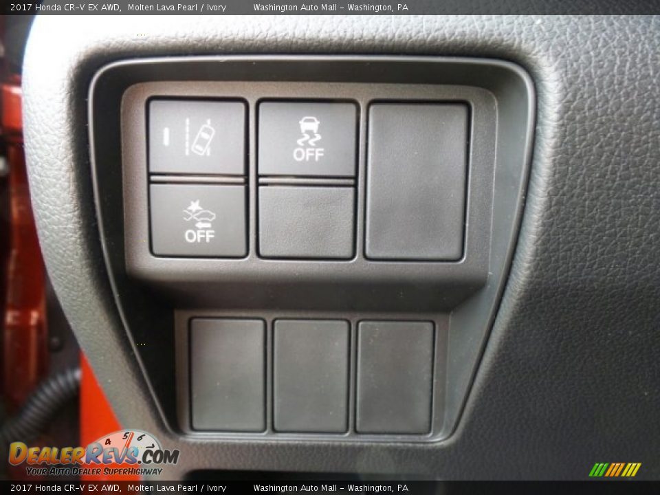2017 Honda CR-V EX AWD Molten Lava Pearl / Ivory Photo #16