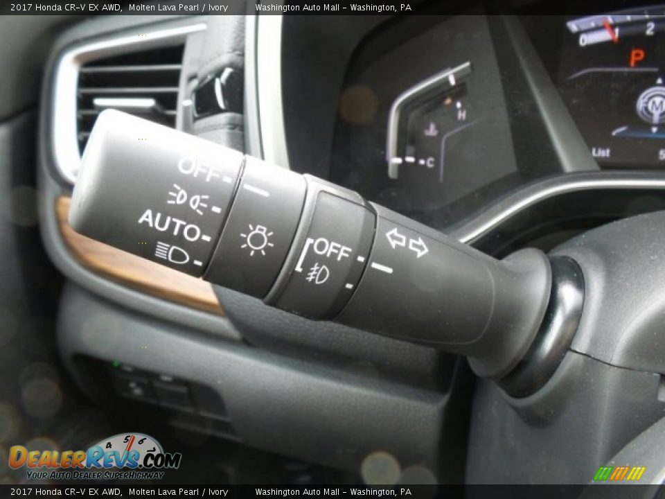 2017 Honda CR-V EX AWD Molten Lava Pearl / Ivory Photo #22