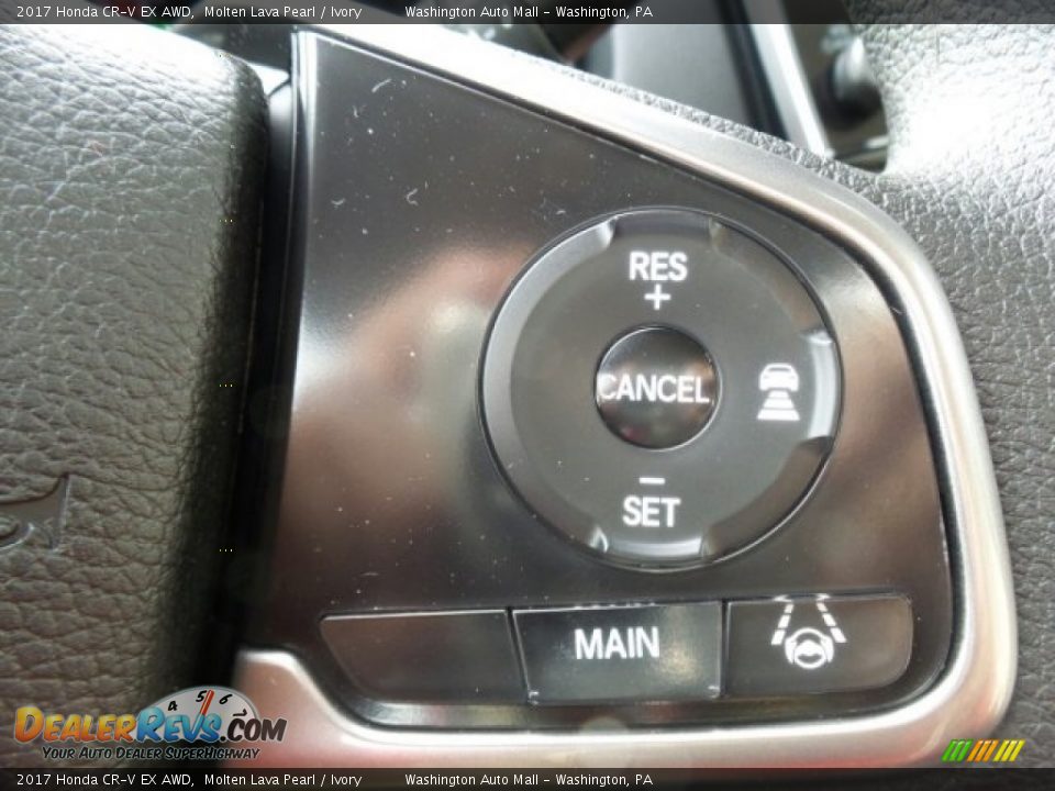 2017 Honda CR-V EX AWD Molten Lava Pearl / Ivory Photo #23