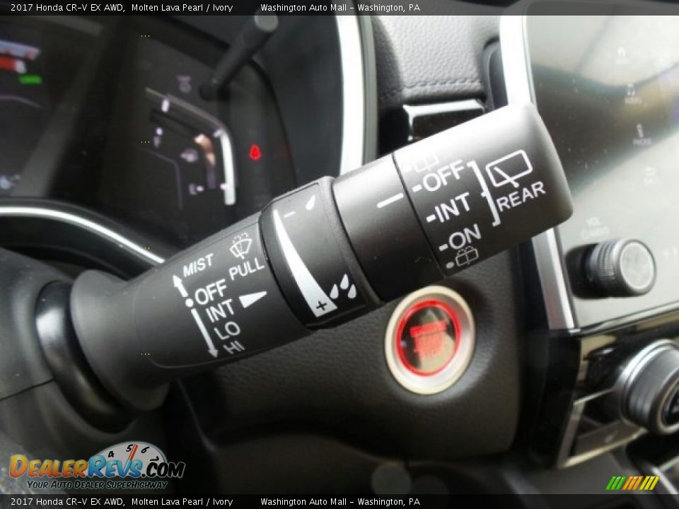 2017 Honda CR-V EX AWD Molten Lava Pearl / Ivory Photo #24