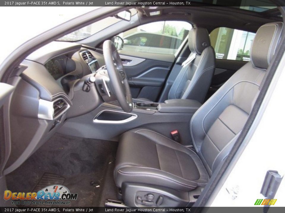 2017 Jaguar F-PACE 35t AWD S Polaris White / Jet Photo #3