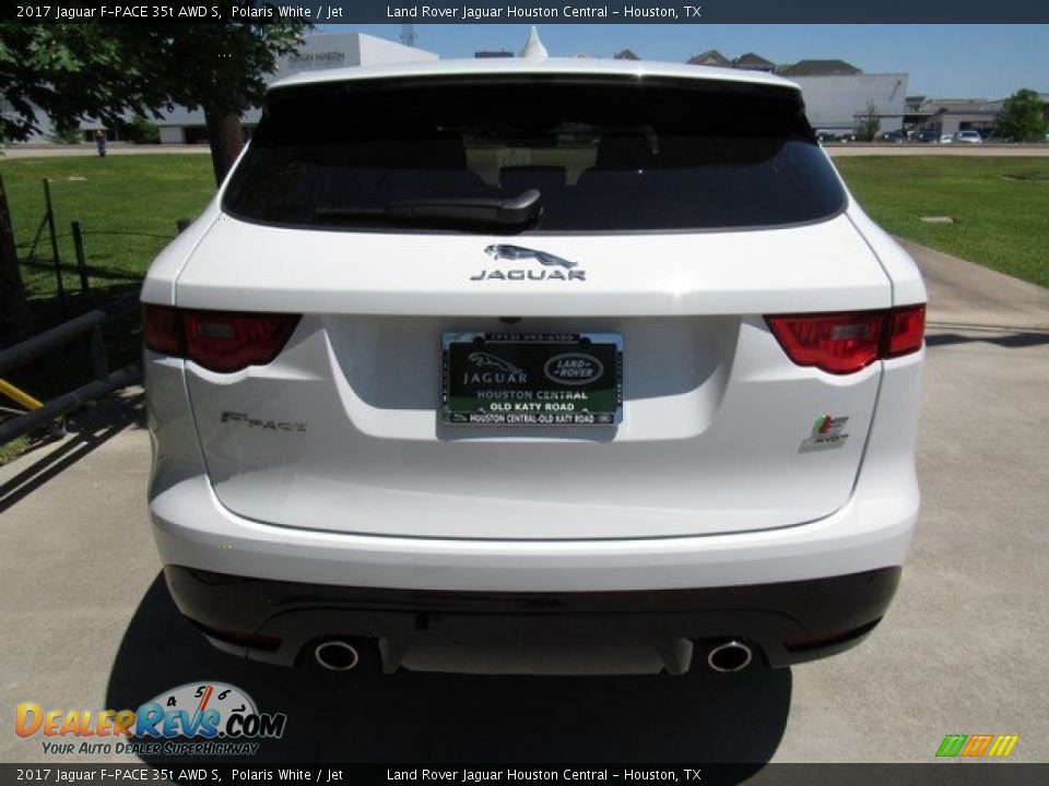 2017 Jaguar F-PACE 35t AWD S Polaris White / Jet Photo #8
