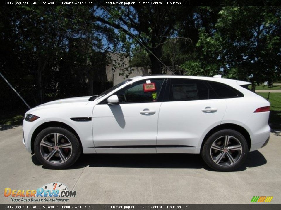 2017 Jaguar F-PACE 35t AWD S Polaris White / Jet Photo #11
