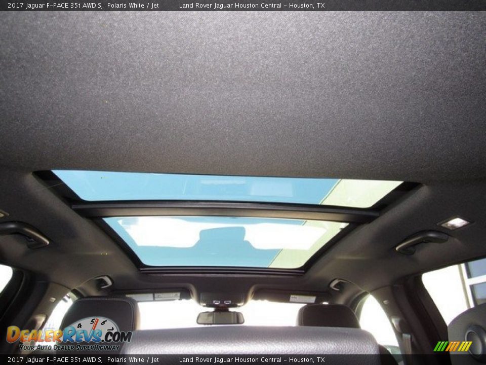 2017 Jaguar F-PACE 35t AWD S Polaris White / Jet Photo #17