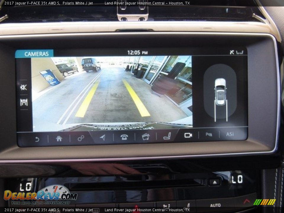 2017 Jaguar F-PACE 35t AWD S Polaris White / Jet Photo #21