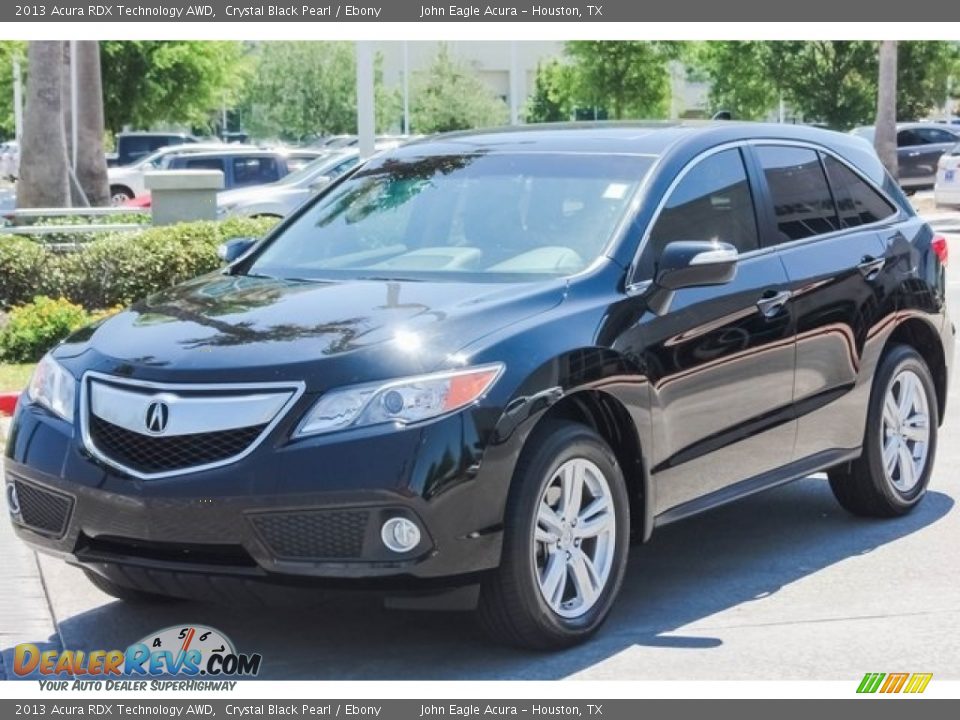 2013 Acura RDX Technology AWD Crystal Black Pearl / Ebony Photo #3