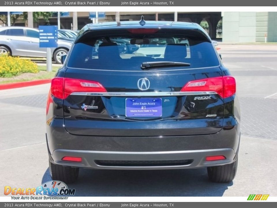 2013 Acura RDX Technology AWD Crystal Black Pearl / Ebony Photo #6
