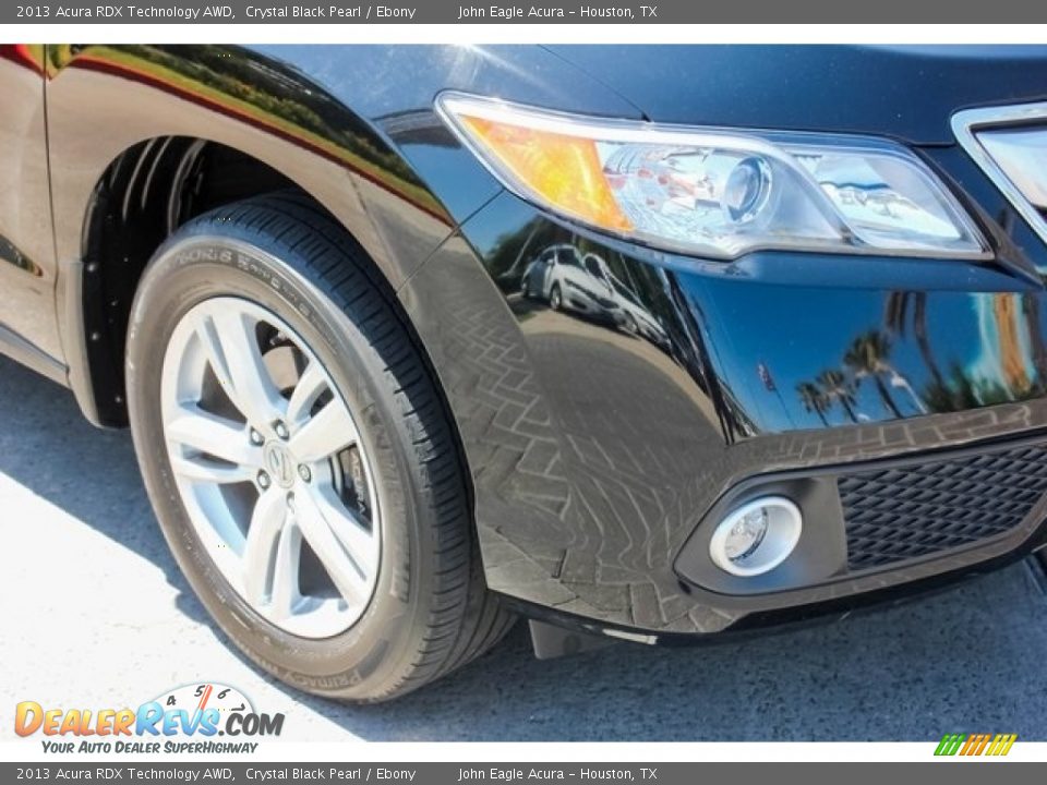 2013 Acura RDX Technology AWD Crystal Black Pearl / Ebony Photo #10