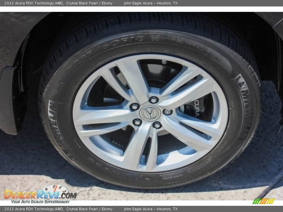 2013 Acura RDX Technology AWD Crystal Black Pearl / Ebony Photo #11